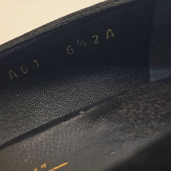 Black Suede Ferragamo Heels - Picture 11 of 12